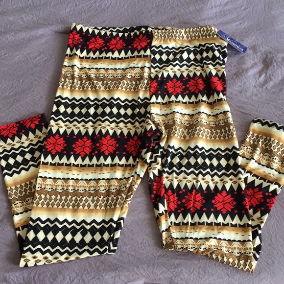 Moonstruck Christmas Leggings - Picture 2 of 3